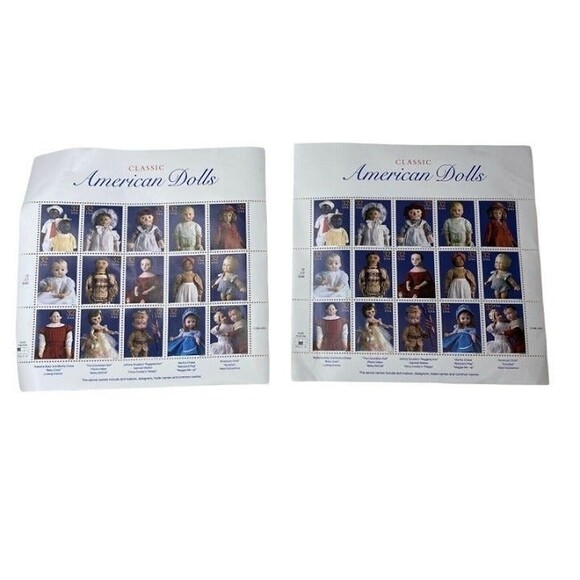 Classic American Dolls Sheets of 15 32¢ Stamps  # 3151 Brand New 2 Sheets - Picture 1 of 6